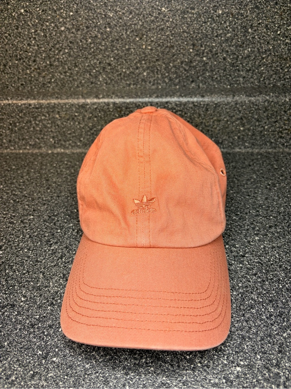 adidas Trefoil Baseball Cap in Coral